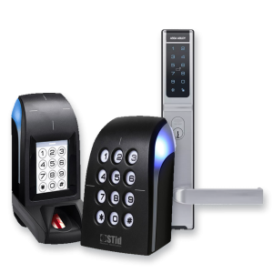 STid biometric and keypad readers with ASSA ABLOY electronic locking hardware
